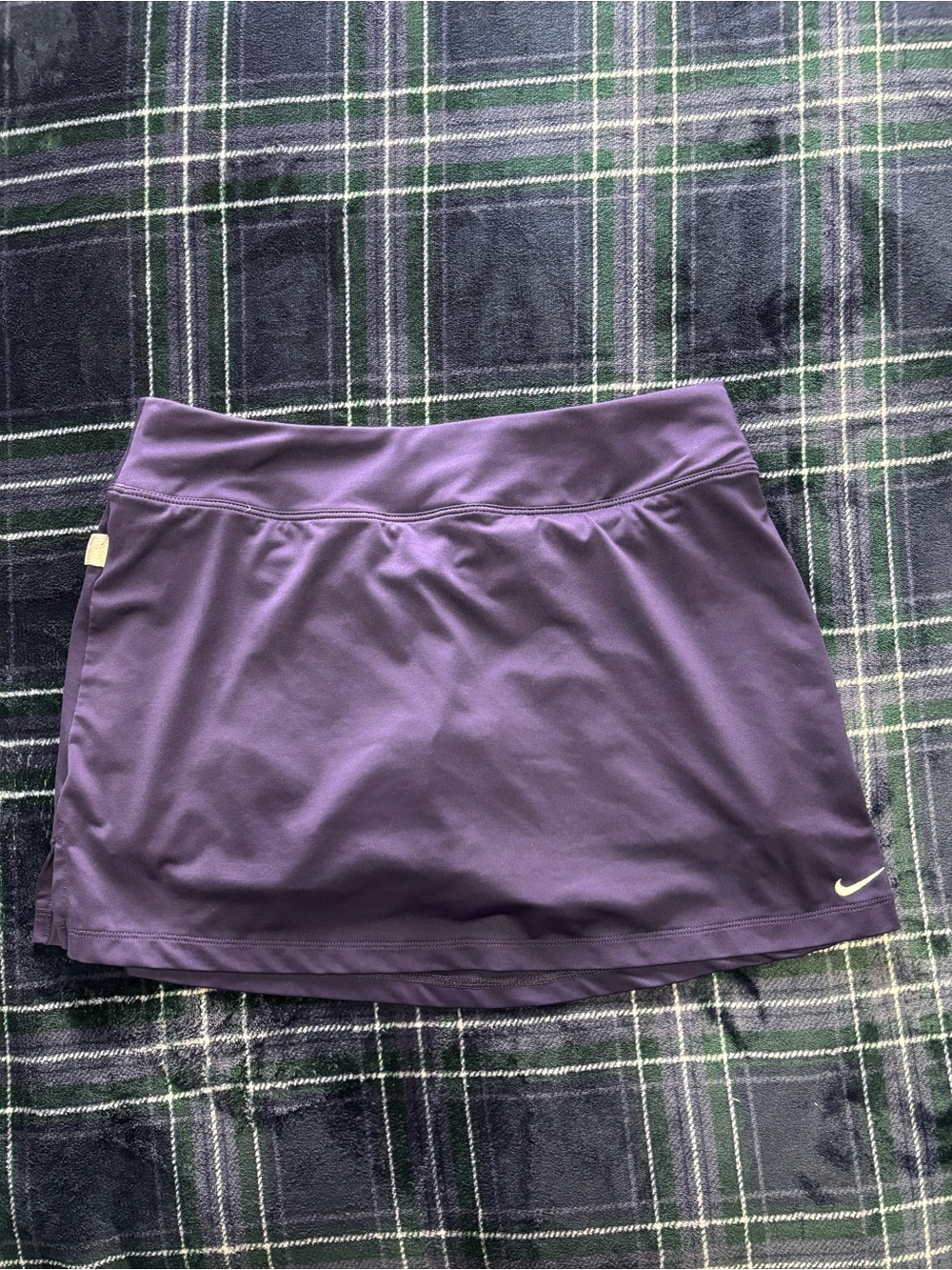 Nike dark purple tennis skirt with built in shorts. Size M.